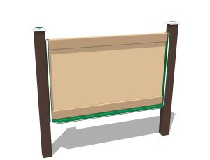 4′ Wide Magnetic Chalkboard / Dry Erase Panels- NEP