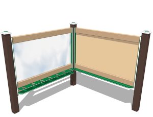 4′ Wide Paint & dry erase Combo Panels- NEP