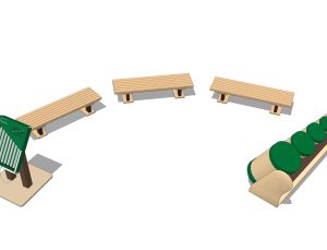 Gazebo with Hex Roof- NEP