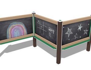 2′ Wide Paint Panel & Magnetic Chalkboard Combo- NEP