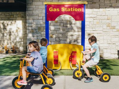 Gas Station- grounds for play