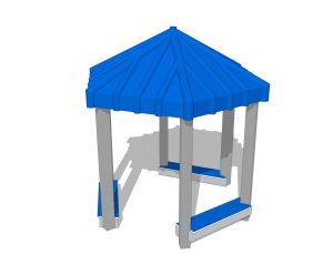 Gazebo with Hex Roof- NEP
