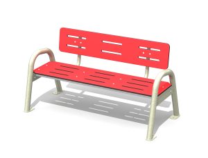 Classic Jazz Bench (H-14000) 3 pl. with backrest- Jambette