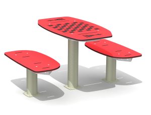 Chessboard table- Jambette