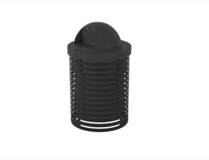 Horizontal Strap Trash Receptacle- SRP