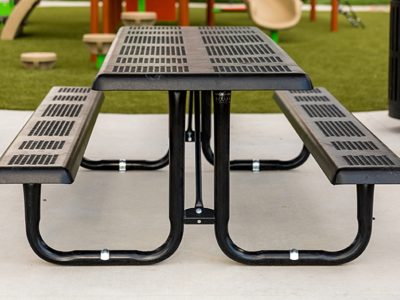 Perforated rectangular table- SRP