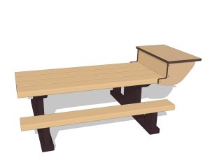ADA Toddler Picnic Table-NEP