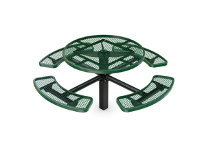 Expanded Metal Round Pedestal Table- SRP