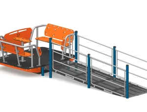 Gondola with acces ramp (L-21027-B)- Jambette